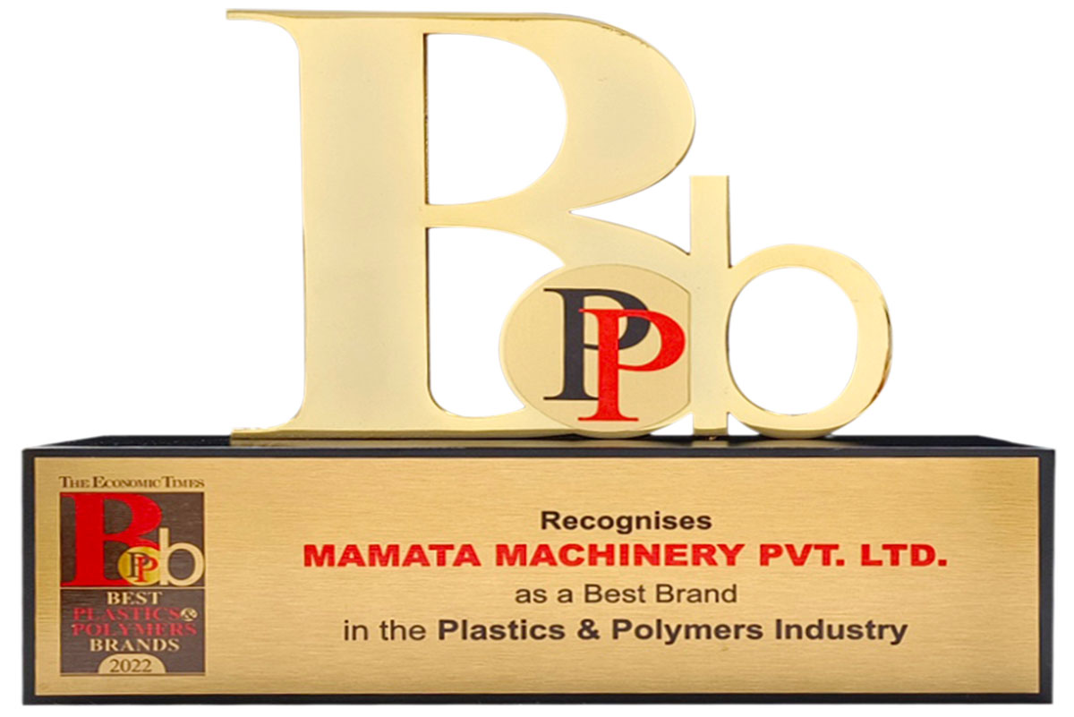 Mamata receives The Best Plastics and Polymers Brands 2022 Award
